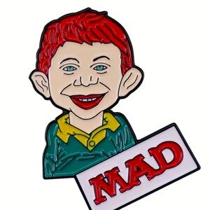 MAD Magazine Enamel Metal Pin